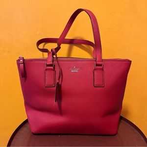 Kate Spade Red Cameron Street Lucie Small Tote